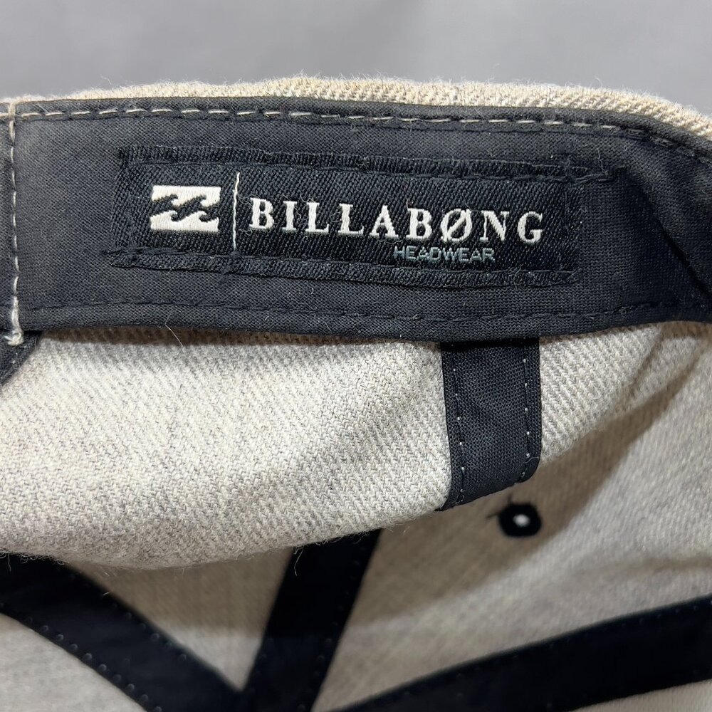 Billabong Snap Back Cap Hat Surf Brown Camo Camouflage Baseball Outdoor Boys - Picture 8 of 14